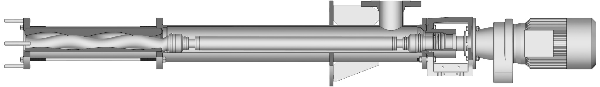 SEEPEX E semi-submersible progressive cavity are used to empty barrels, pits, basins and containers. 