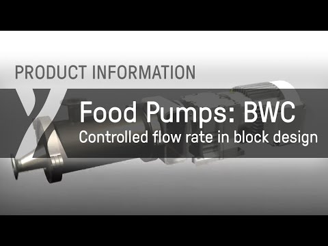 food pumps bwc controlled flow rate in block design